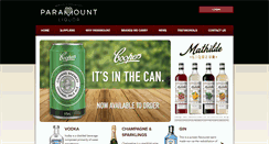Desktop Screenshot of paramountliquor.com.au