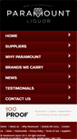 Mobile Screenshot of paramountliquor.com.au